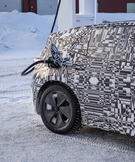 Cupra born battery electric vehicle charging.