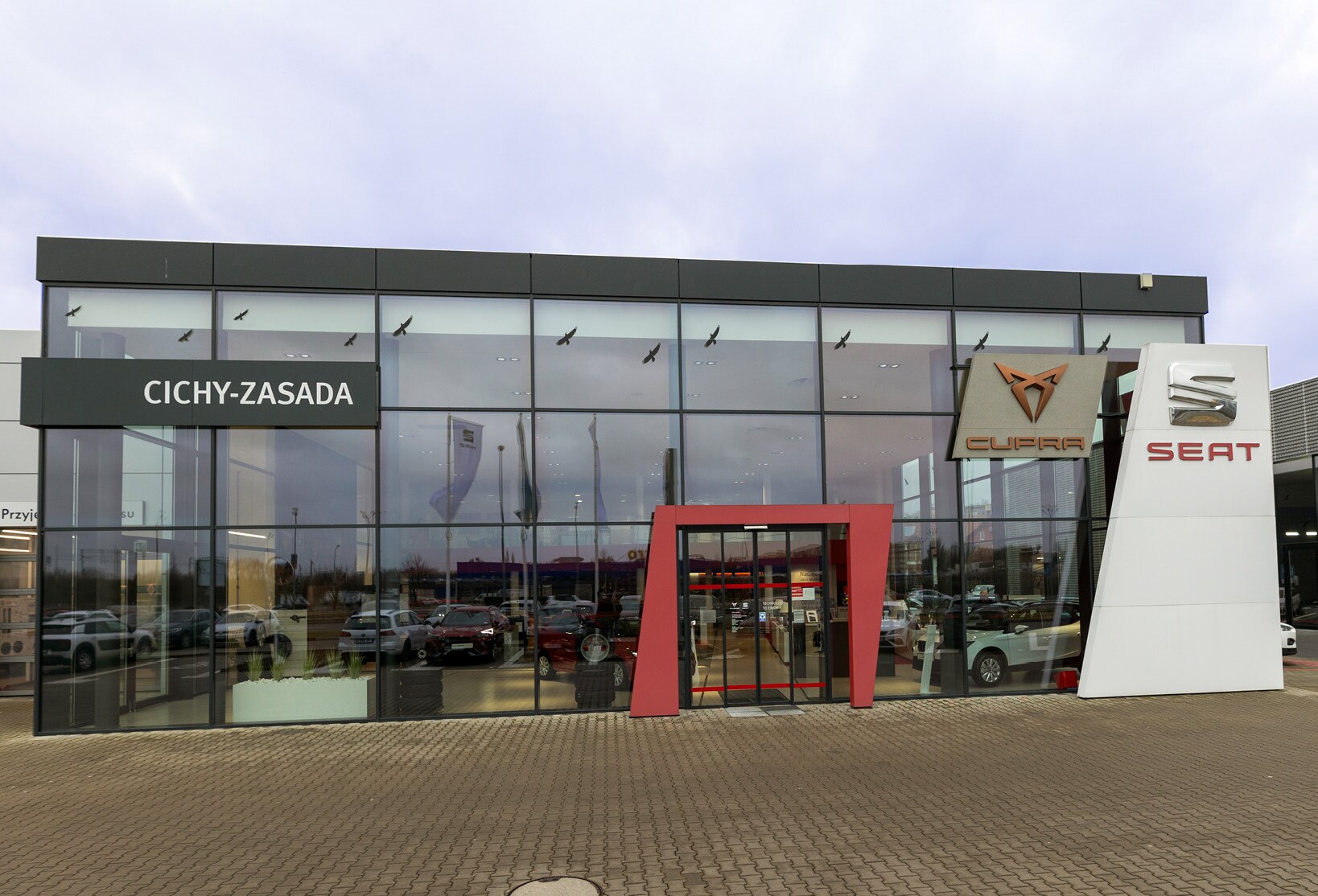 Widok salonu CUPRA Szczecin 