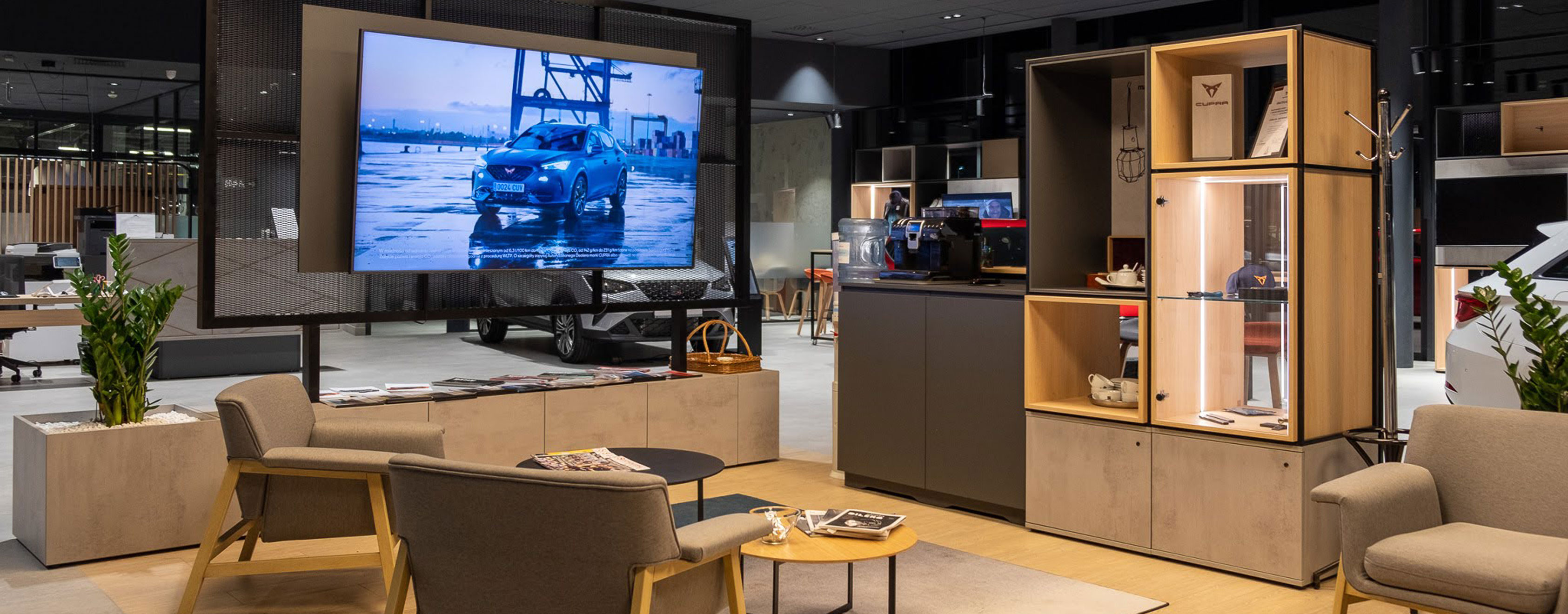 CUPRA Corner. Przestrzeń dedykowana dla klientów salonu Pol Car w Poznaniu