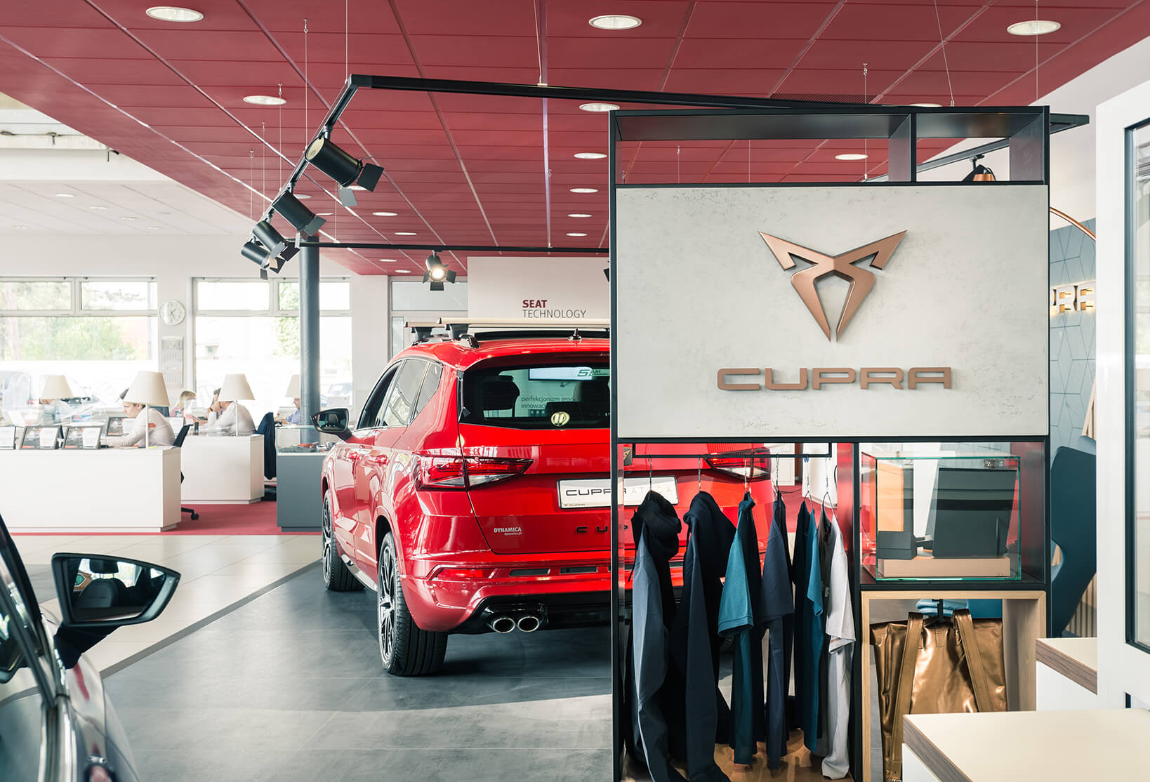 CUPRA Corner. Przestrzeń dedykowana dla klientów salonu CUPRA DYNAMICA w Warszawie