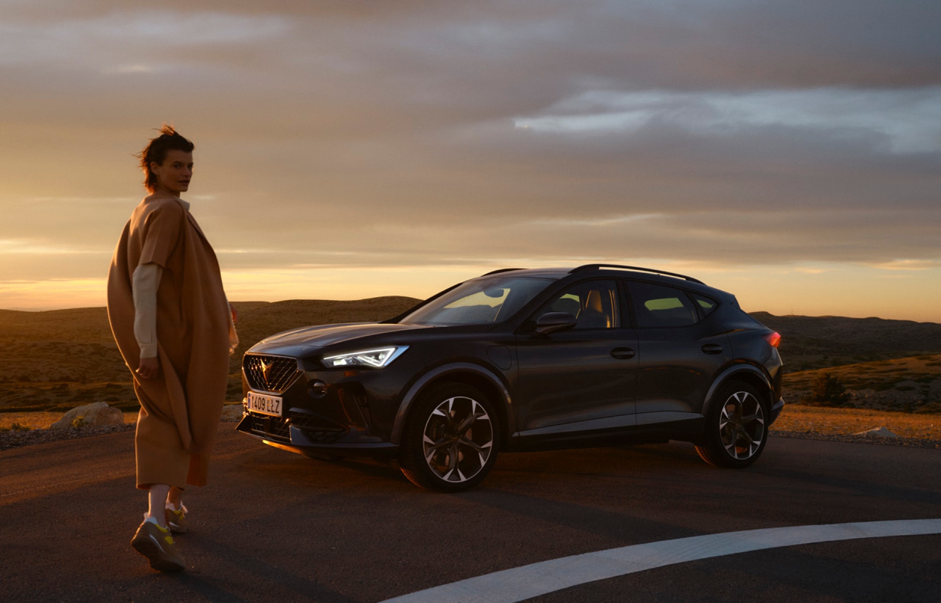 model samochodu Cupra z widokiem na geometrię kół