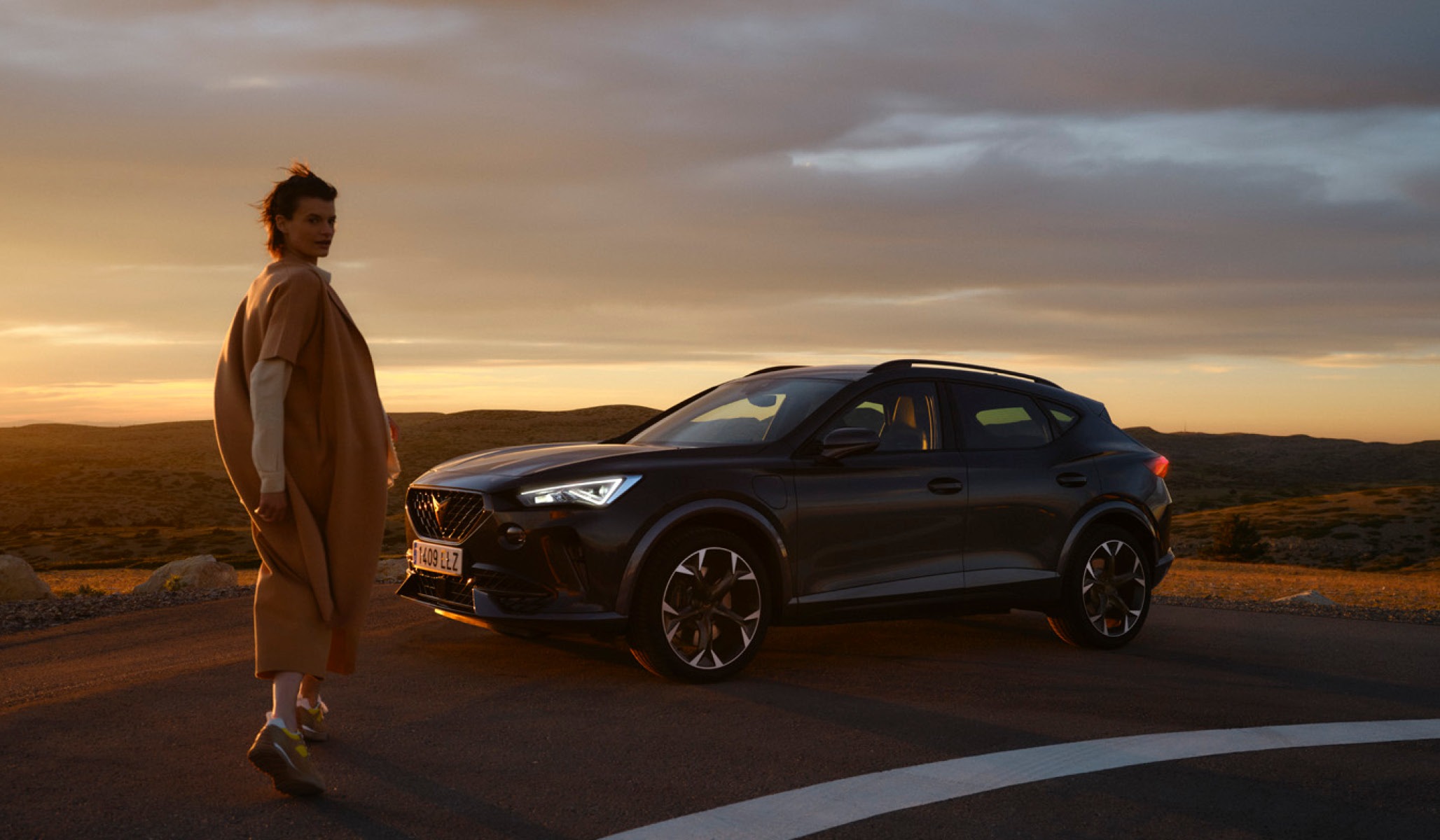 model samochodu Cupra z widokiem na geometrię kół model samochodu Cupra z widokiem na geometrię kół