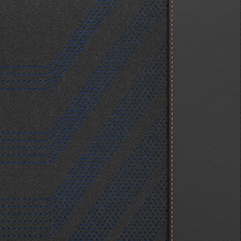 Wnętrze Dynamic Design z fotelami kubełkowymi.