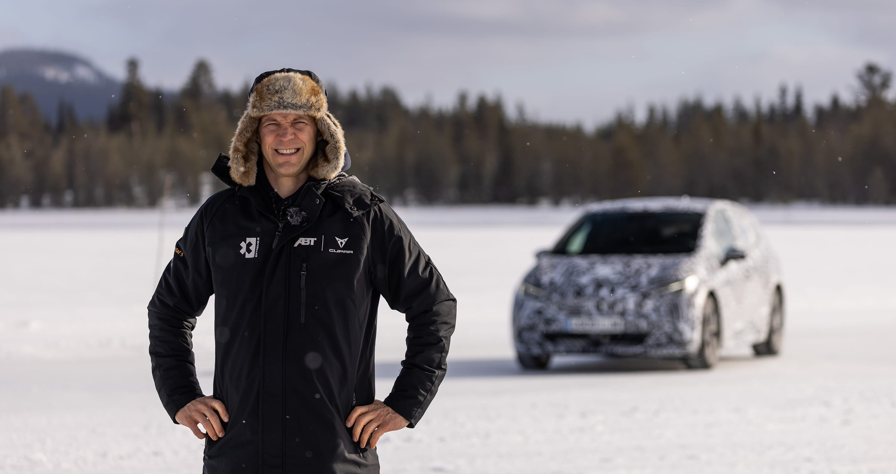 CUPRA Born battery electric ice test