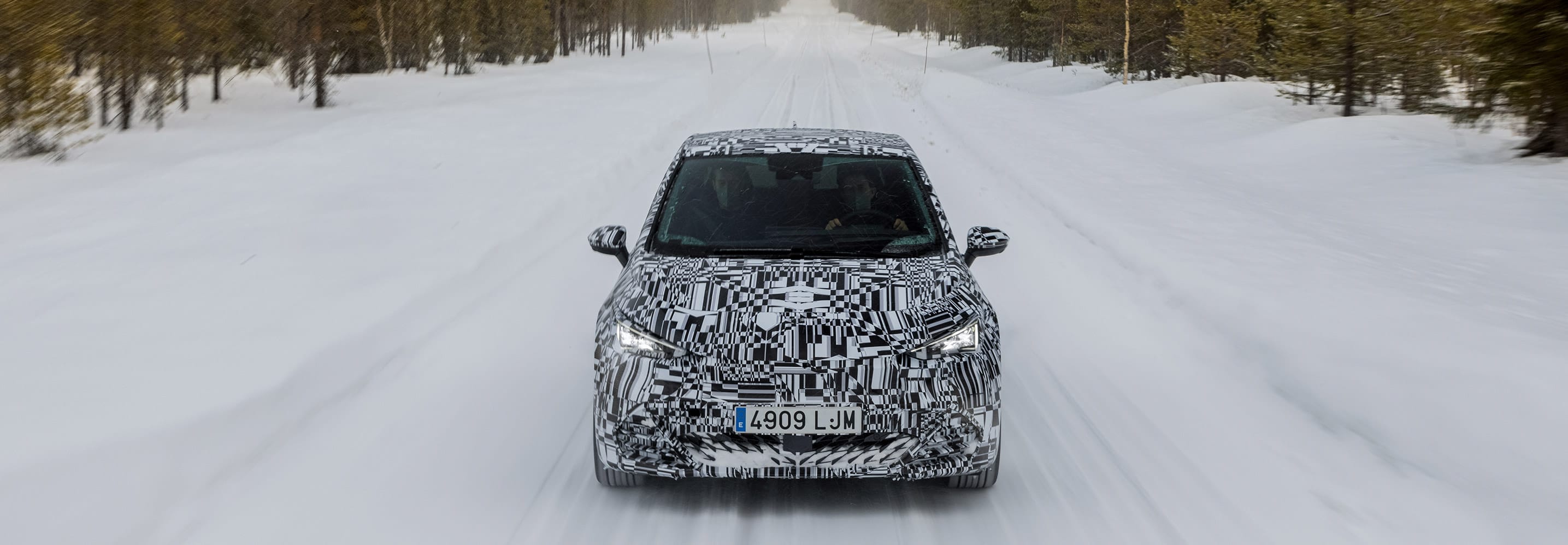 Cupra born battery electric testing.