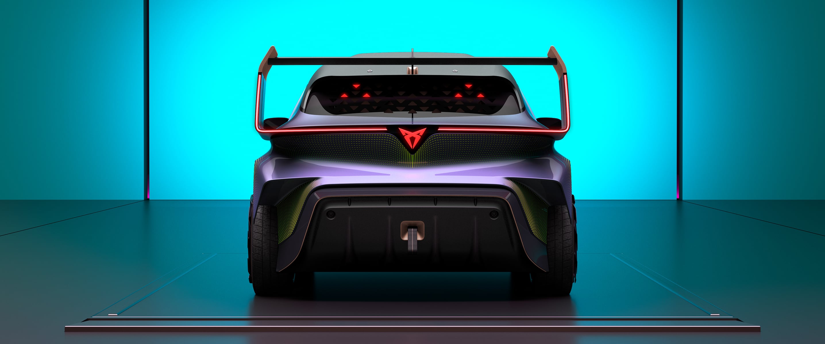 CUPRA Raval electric concept car rear view