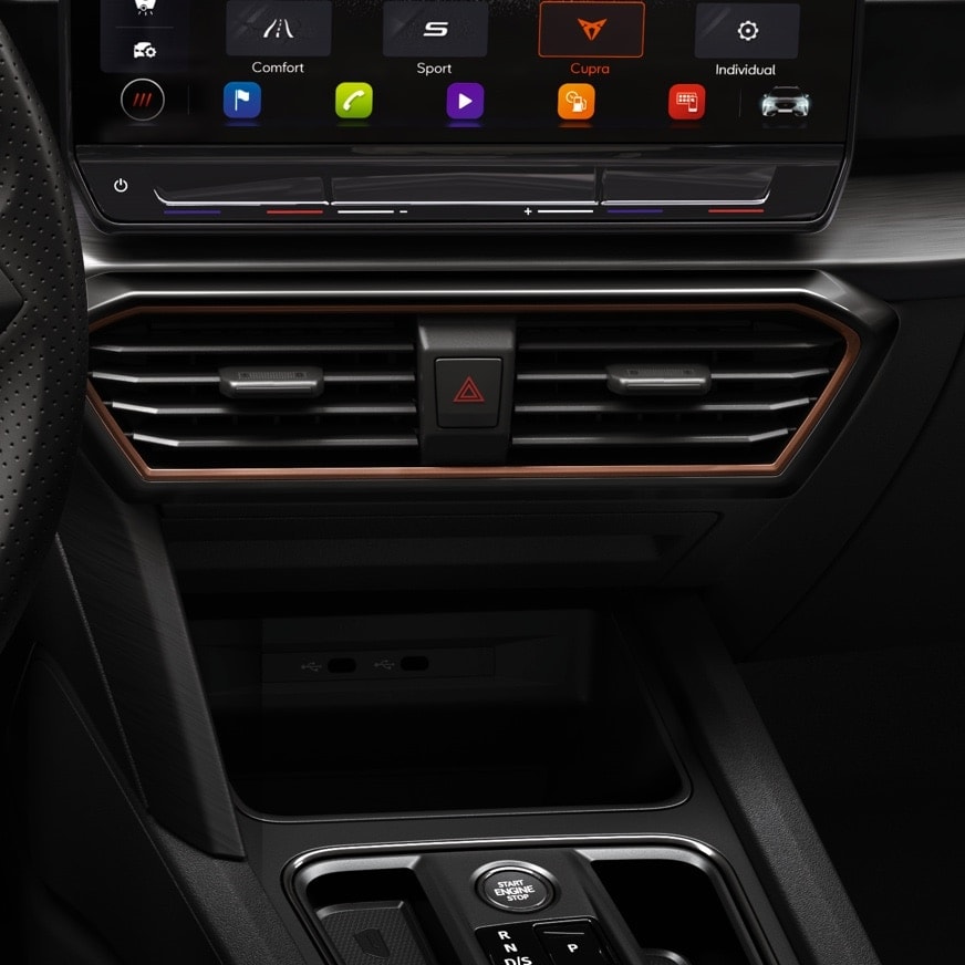 aplikacja cupra connect, ustaw idealną temperaturę